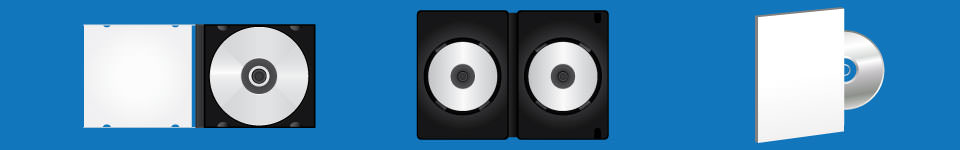  Plastic CD/DVD Cases & Multipaks
